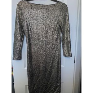 Black & Gold Topshop Dress